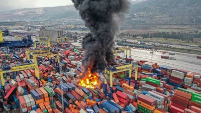 Fire at Turkey’s Iskenderun port halts operations