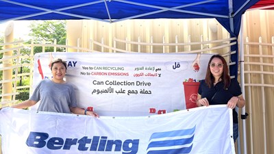Bertling Dubai participates in Green Initiative - Can Collection Success