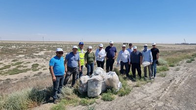 Bertling Kazakhstan joins Clean-up Session on Int'l Environment Protection Day