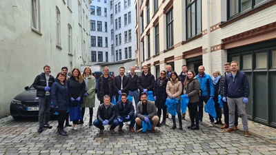 Clean-up session by our Head Office in Hamburg