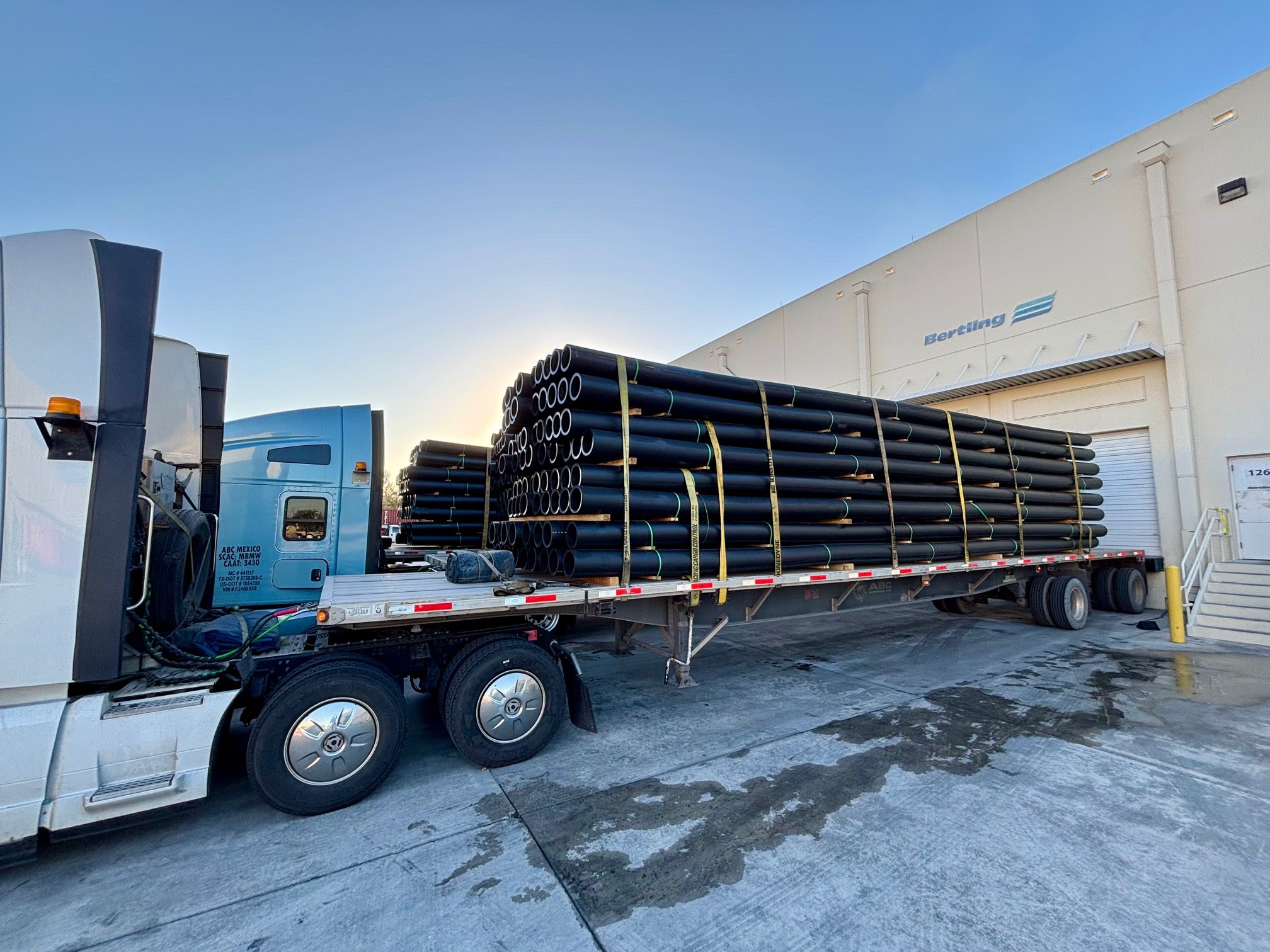 Successful HDPE Pipe & Fittings Shipment Handled by Bertling Miami Team