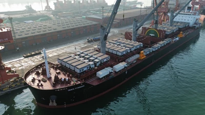 Bertling China Successfully Transports 100 SANY Dump Trucks