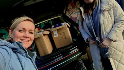 Bertling donates warm winter clothes and blankets to Hanseatic Help