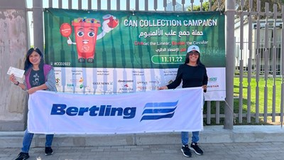 Bertling Dubai participates in can collection drives