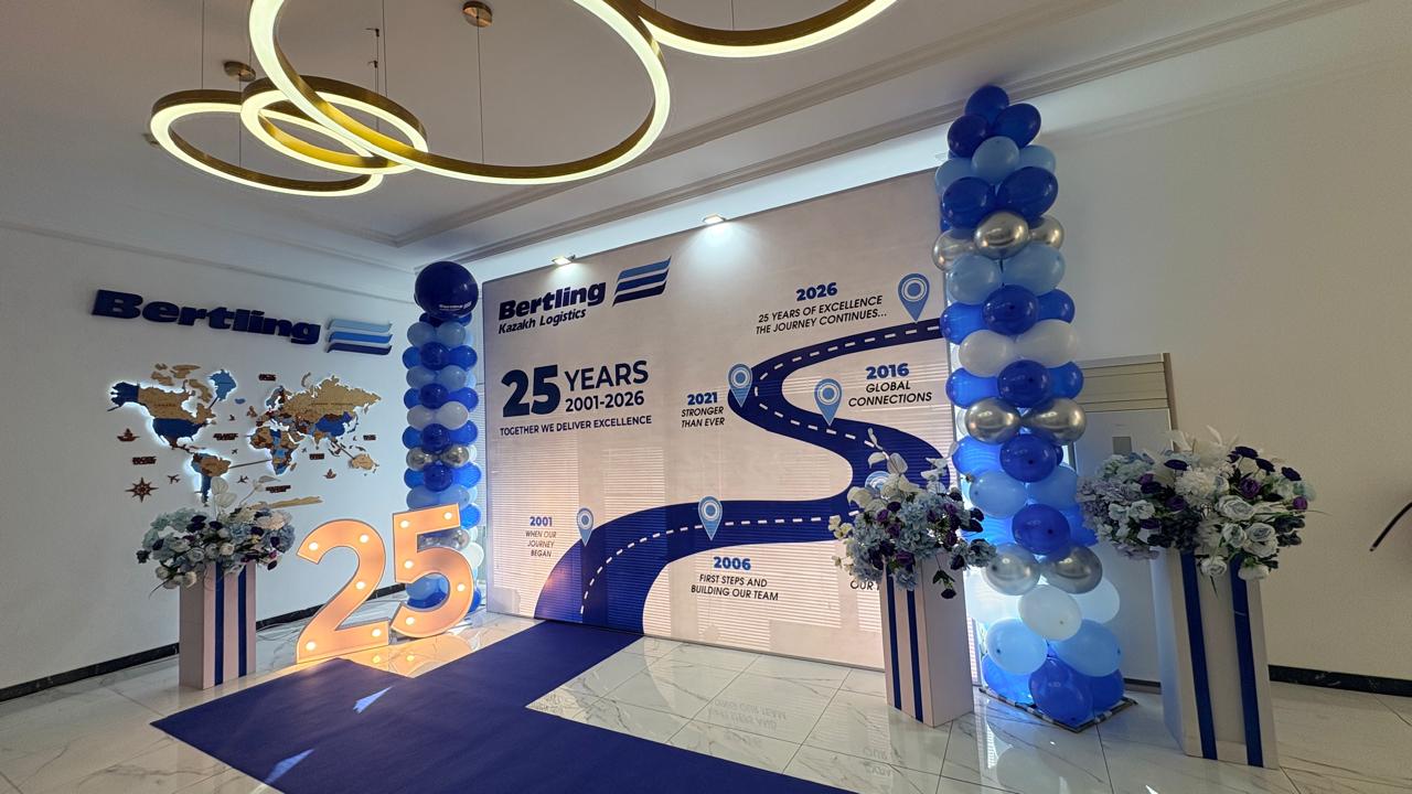Bertling Kazakh Logistics Celebrates 25 Years in Kazakhstan