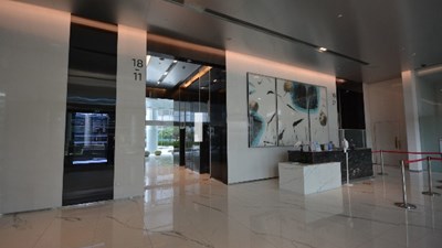 Office building lobby