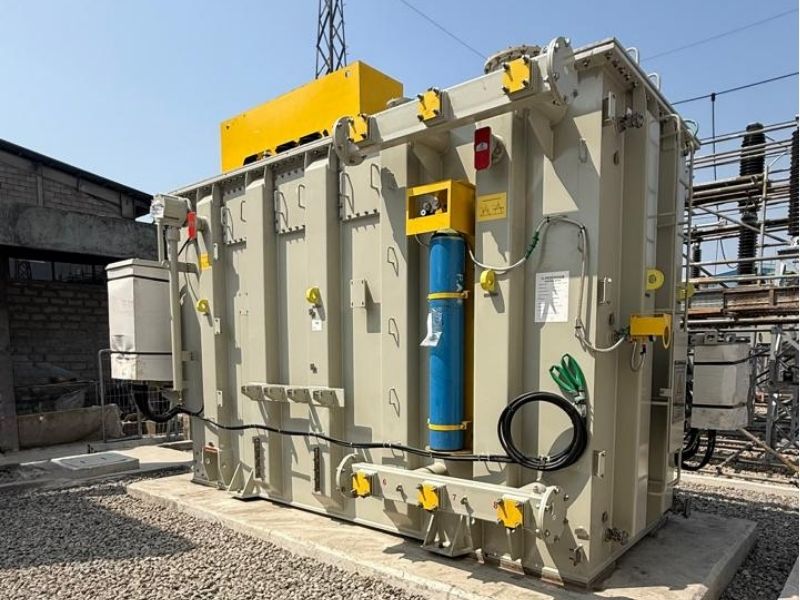 Moving a 53-Tonne Transformer Into Position