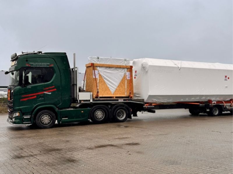 Moving a 14-metre industrial freezer to China