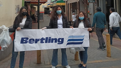 Bertling Lima organizes local cleanup session
