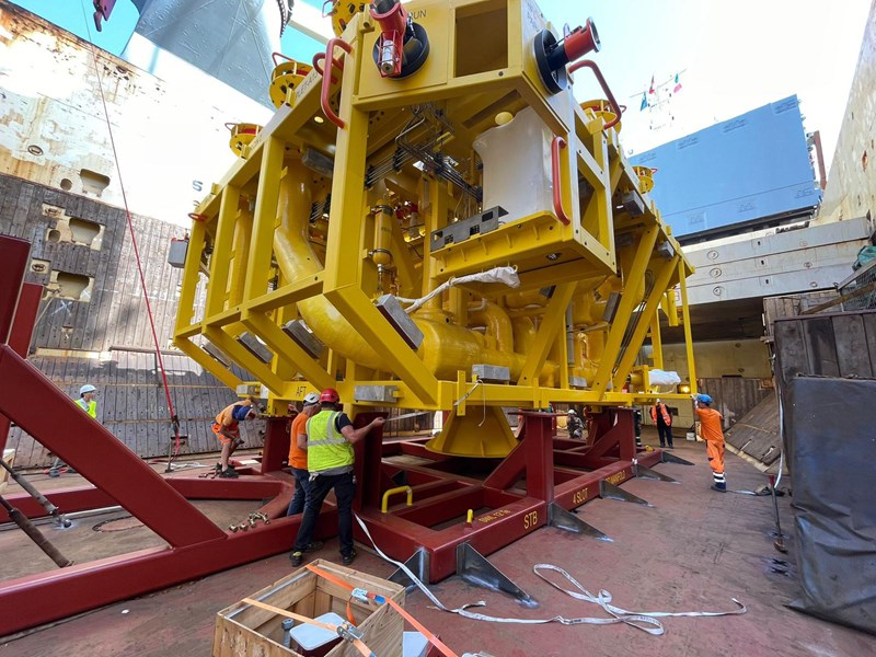 Group Task Project Subsea Transport of subsea structures to Angola | Bertling Group