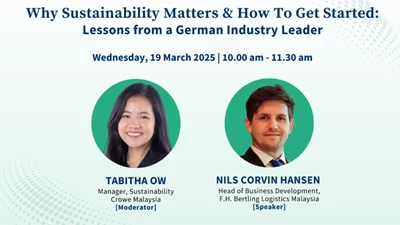 Bertling Malaysia is Presenting at the Functional Workshop on Sustainability