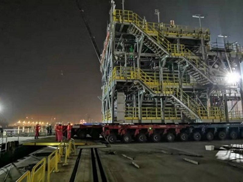 Transport of heavy FPSO Modules for MV32 Project | Bertling Group